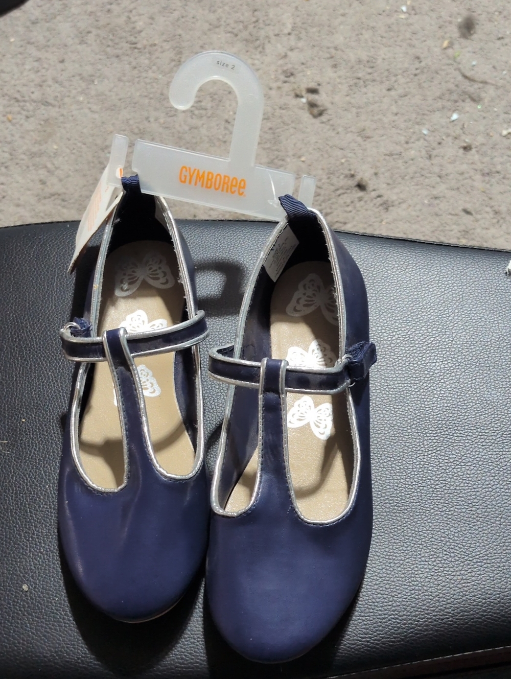 Gymboree Navy T-Strap Mary Jane Dress Shoes